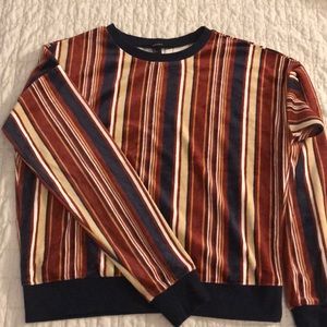 Forever 21 Striped Crewneck Shirt